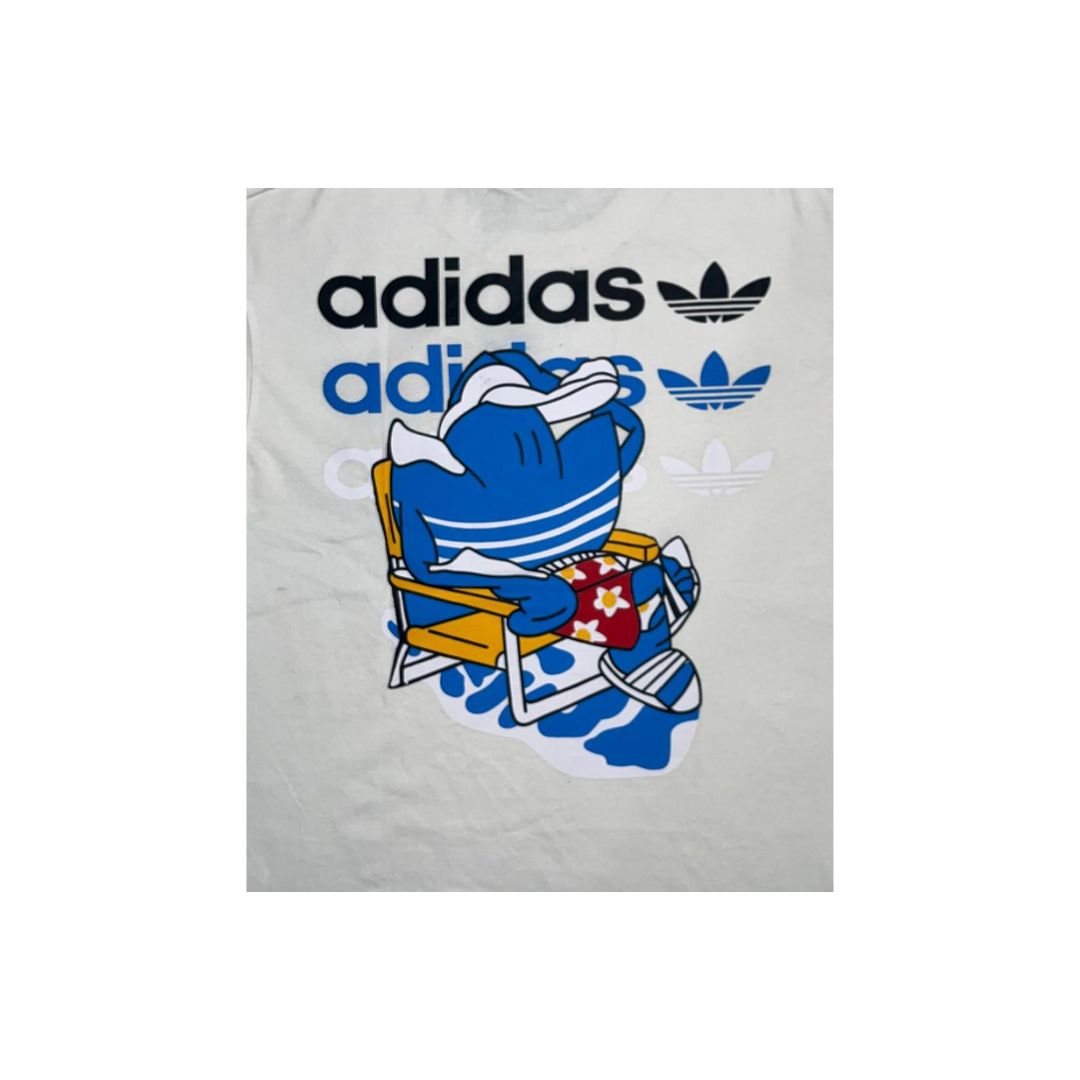 Adidas Oversized Tshirt -WHITE