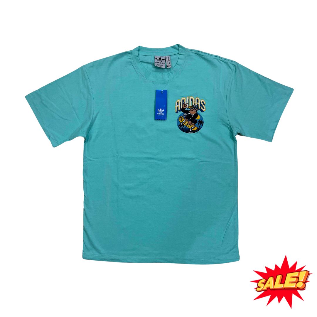 Adidas Oversized Tshirt - Sky Blue