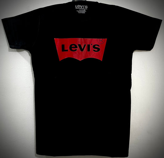 Levi's Black Round Neck Tshirt