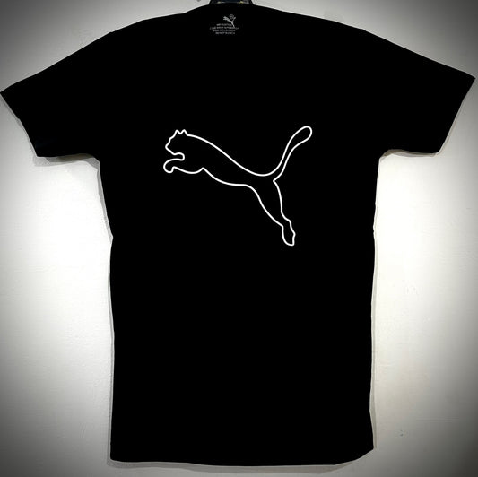 PUMA Black Round Neck Tshirt