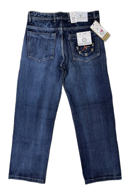 LV Blue Bootcut Jeans