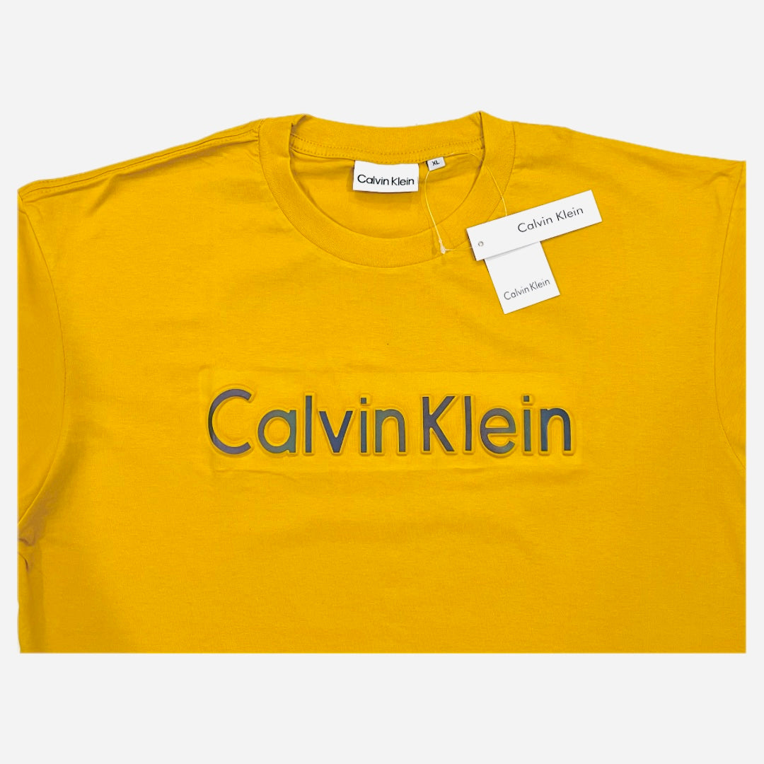 Calvin Klein yellow oversized tshirt