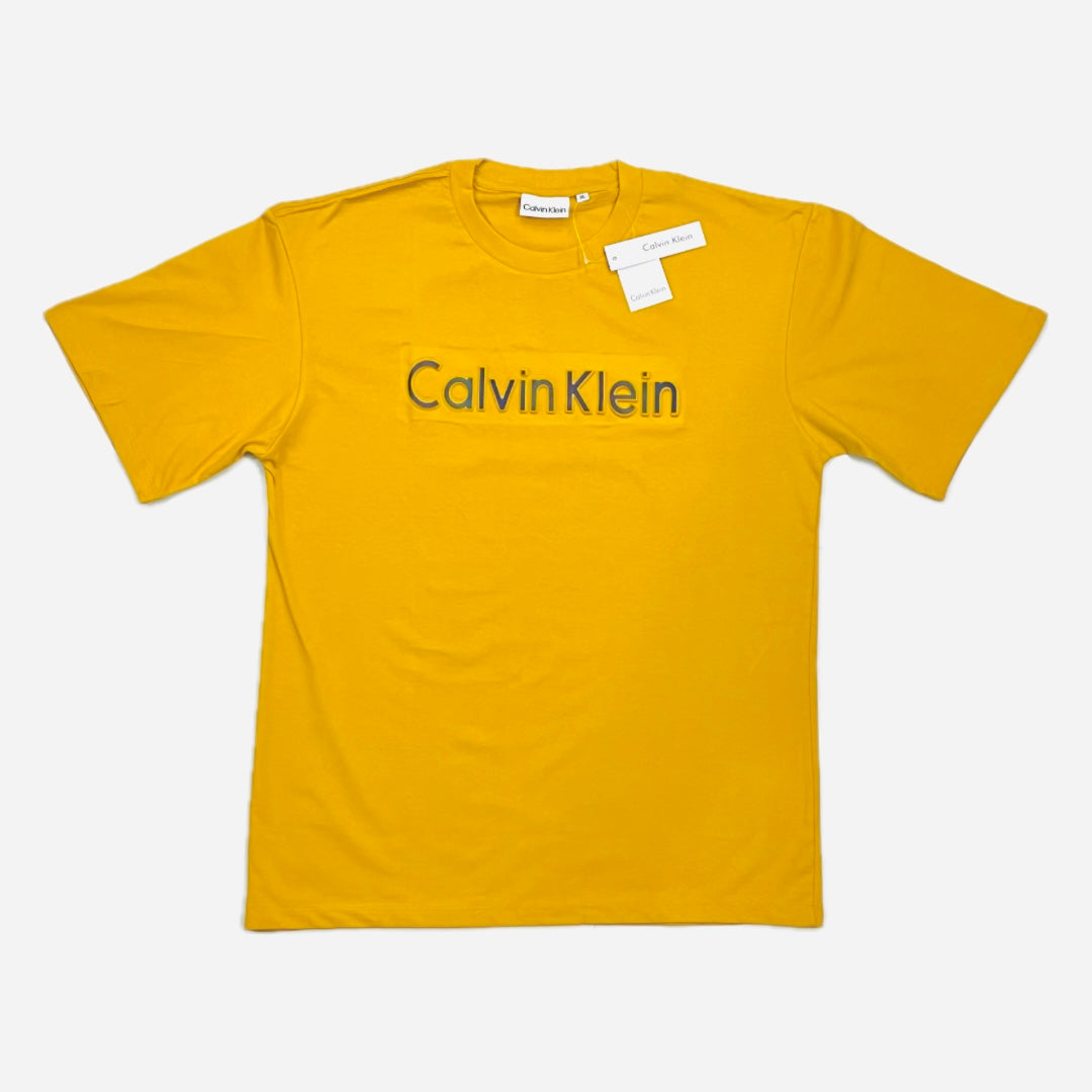 Calvin Klein yellow oversized tshirt