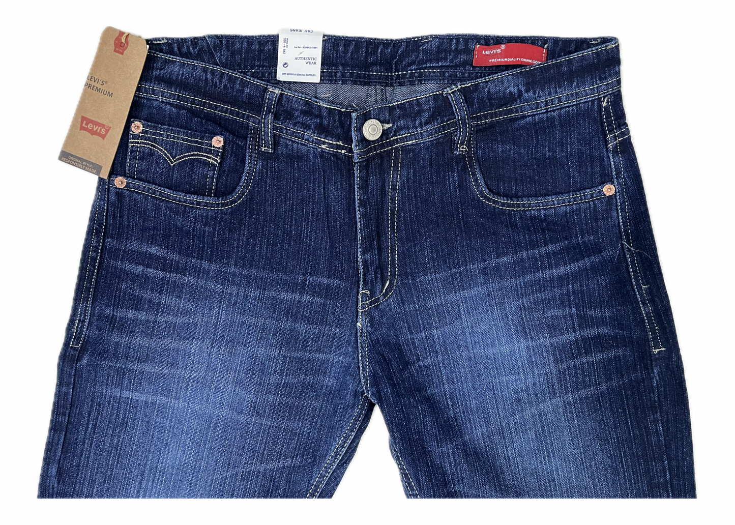 Levi's Dark Blue Straight Fit Jeans