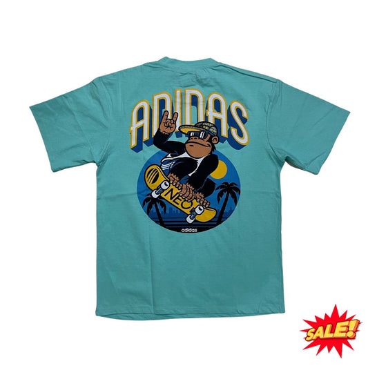 Adidas Oversized Tshirt - Sky Blue